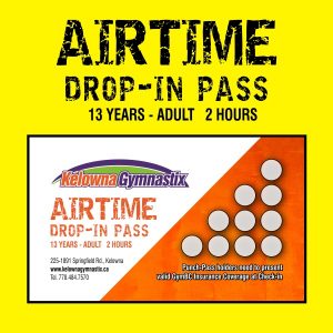 Airtime 10-Visit Drop-In Pass, 13 years - adult, 2 hours